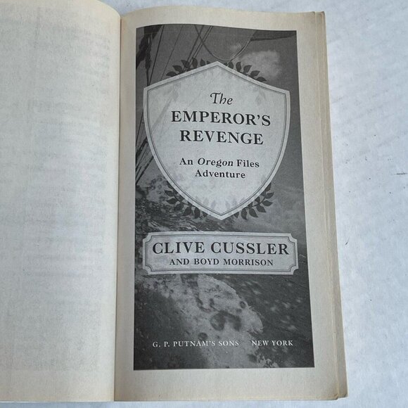 Oregon Files The Emperor's Revenge by Boyd Morrison and Clive Cussler Paperback - Picture 2 of 6